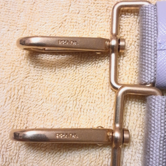 Prada crossbody shoulder straps replacement Unisex Saffino leather - Picture 8 of 12